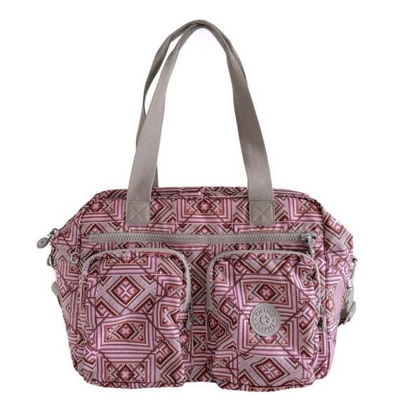 Kipling Zaliki Printed Duffel Travel Bag - Picture 2 of 10